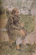 Ilia Efimovich Repin Humpback people Germany oil painting artist